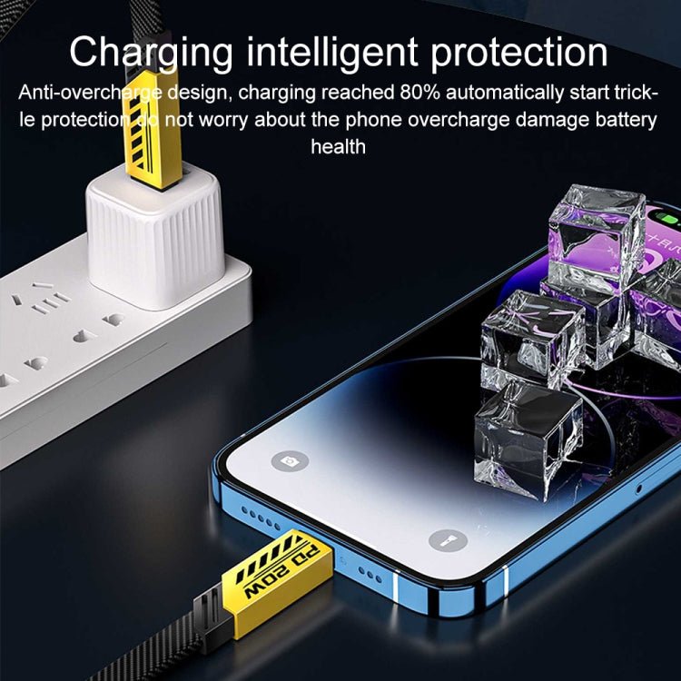 WK WDC - 192 Mech Series 100W USB - C/Type - C to USB - C/Type - C Fast Charge Data Cable, Length: 1m, USB - C/Type - C to USB - C/Type - C - ORIWHIZ