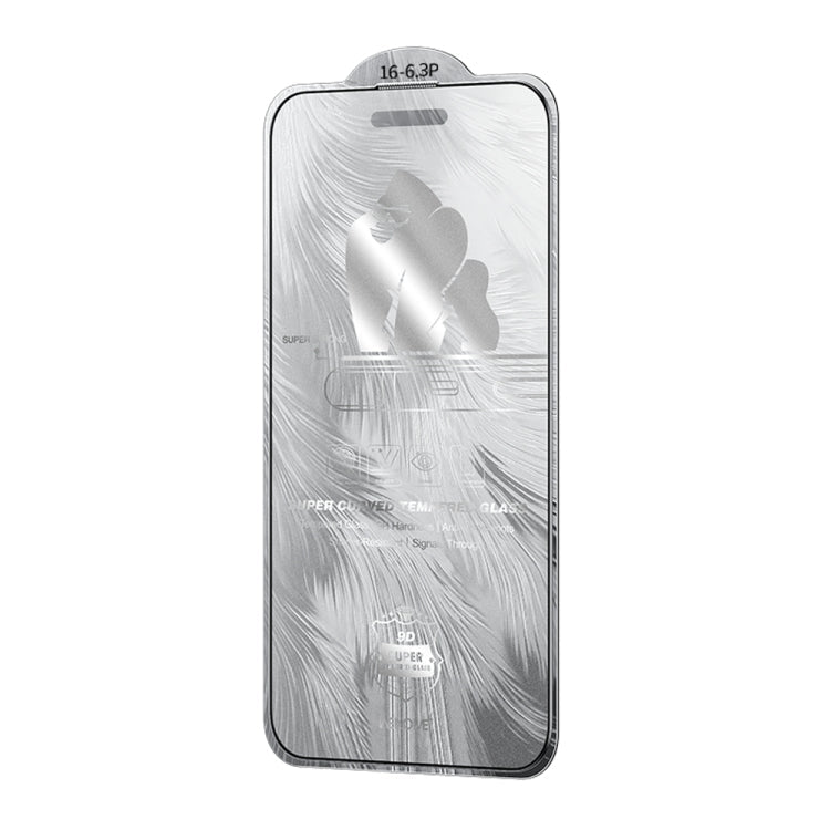 WK WTP - 090 Space King Kong 9D Curved Frosted Tempered Glass Film, For iPhone 16 Pro Max, For iPhone 16 Pro, For iPhone 16 Plus / 15 Plus, For iPhone 16 / 15 - ORIWHIZ