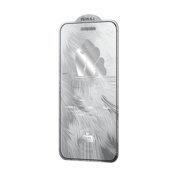 WK WTP - 090 Space King Kong 9D Curved Frosted Tempered Glass Film, For iPhone 16 Pro Max, For iPhone 16 Pro, For iPhone 16 Plus / 15 Plus, For iPhone 16 / 15 - ORIWHIZ