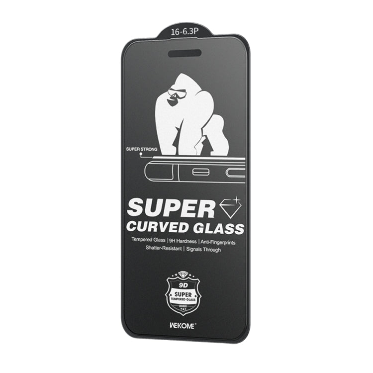 WK WTP - 094 King Kong 6D Curved Frosted Tempered Glass Film, For iPhone 16 Pro Max, For iPhone 16 Pro, For iPhone 16 Plus / 15 Plus, For iPhone 16 / 15 - ORIWHIZ