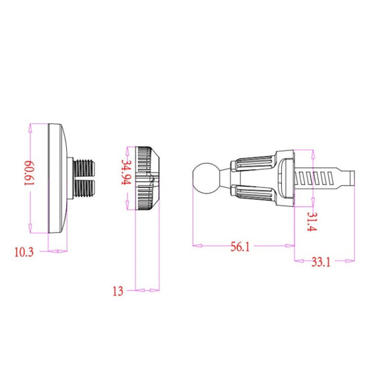 wlons Air Outlet Transparent Magnetic Car Holder - ORIWHIZ