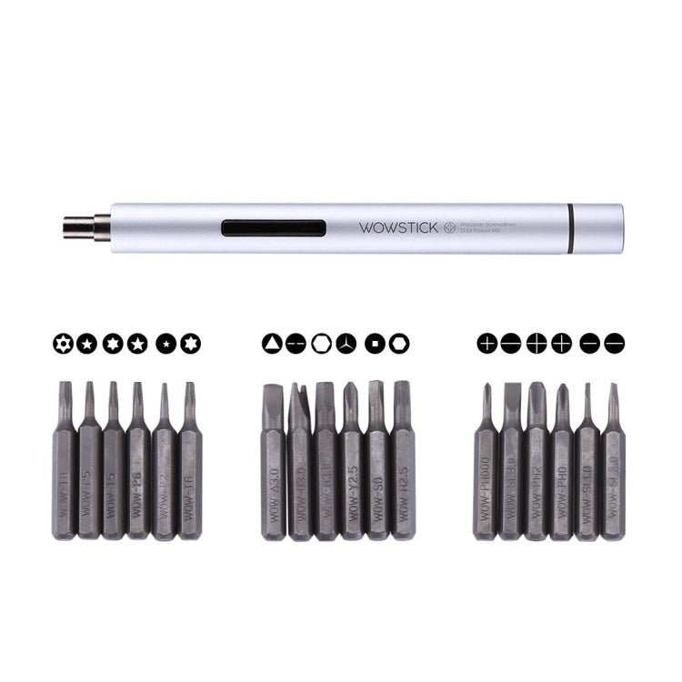 Wowstick 19 in 1 Dual Power Smart Hand Pen Screwdriver Kits Precision Bits Repair Tool for Phones & Tablets, Wowstick 1P - ORIWHIZ