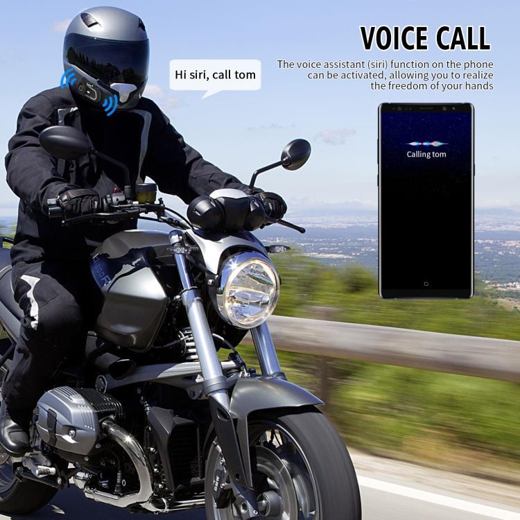 WUPP Bluetooth 5.1 S2 Motorcycle Helmet Full Duplex Bluetooth Intercom Headset Earphone - ORIWHIZConsumer ElectronicsMotorcycle Walkie TalkieWalkie Talkie
