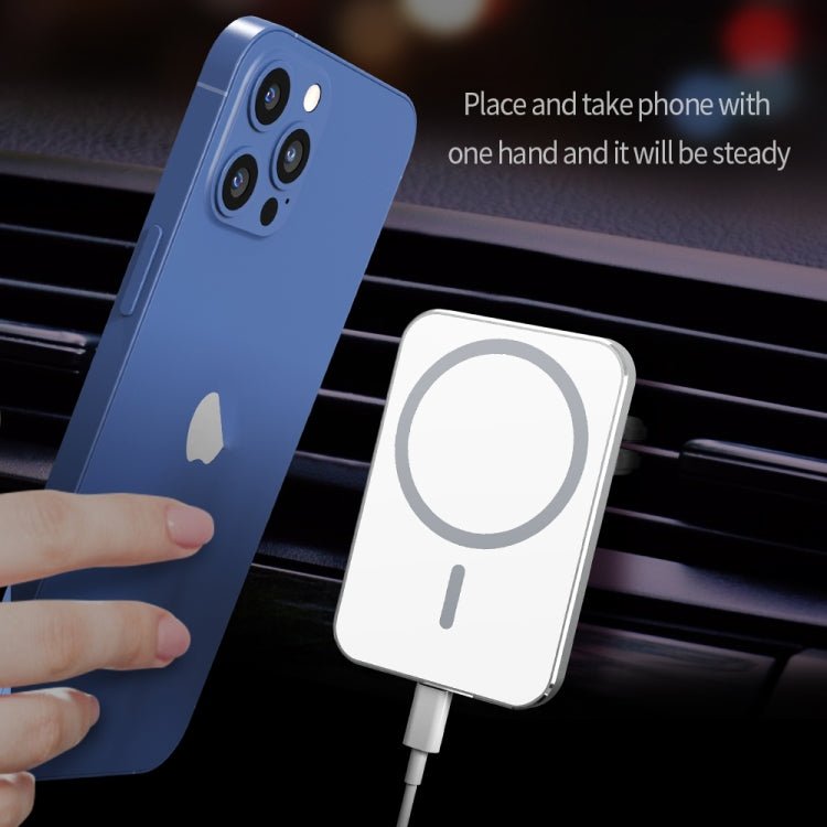 X16 Magsafe Car Air Outlet Vent Mount Clamp Holder 15W Fast Charging Qi Magnetic Wireless Charger, X16 - ORIWHIZ