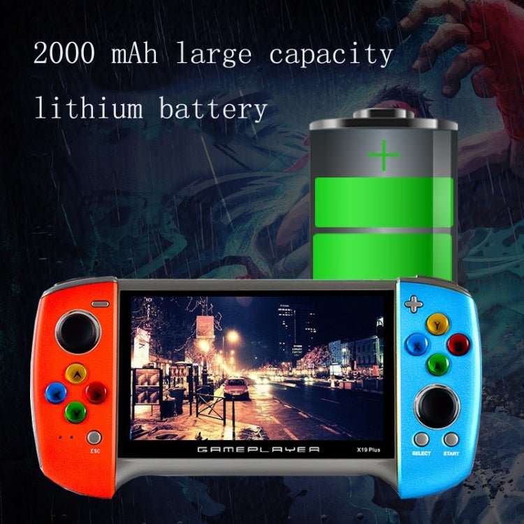 X19 Plus 5.1 inch Screen Handheld Game Console 8G Memory Support TF Card Expansion & AV Output, X19 Plus / Red+Yellow, X19 Plus / Red, X19 Plus / Red+Blue - ORIWHIZPocket ConsolePocket Console & AccessoriesToys & Hobbies