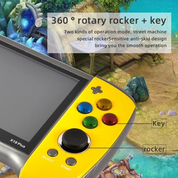 X19 Plus 5.1 inch Screen Handheld Game Console 8G Memory Support TF Card Expansion & AV Output, X19 Plus / Red+Yellow, X19 Plus / Red, X19 Plus / Red+Blue - ORIWHIZPocket ConsolePocket Console & AccessoriesToys & Hobbies