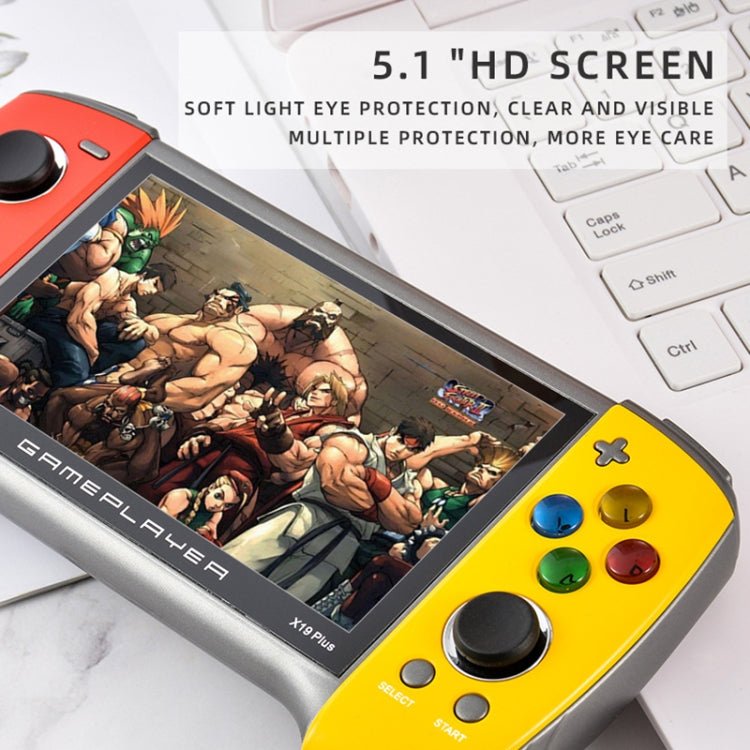 X19 Plus 5.1 inch Screen Handheld Game Console 8G Memory Support TF Card Expansion & AV Output, X19 Plus / Red+Yellow, X19 Plus / Red, X19 Plus / Red+Blue - ORIWHIZPocket ConsolePocket Console & AccessoriesToys & Hobbies