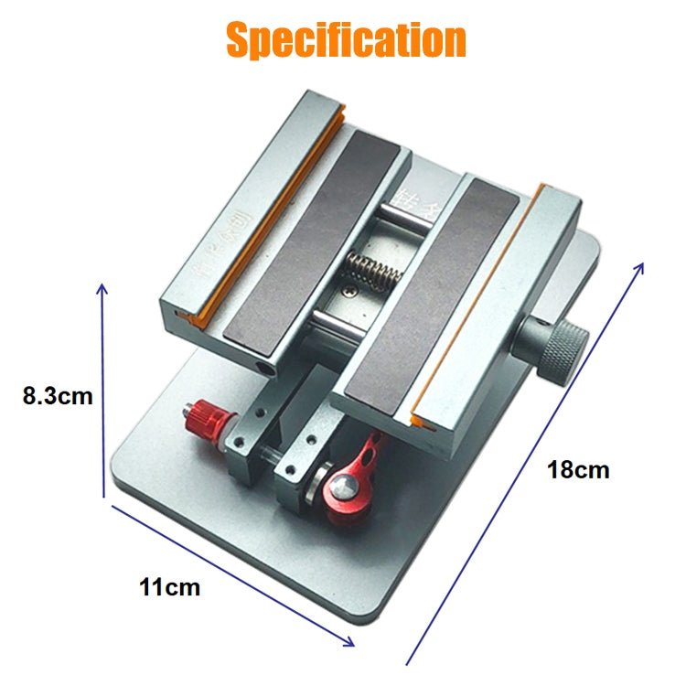 XHZC - 125 360 Degrees Rotating Multifunction PCB Fixture Mainboard Repair Holder + 4 in 1 Metal Crowbar Set, PCB Fixture+Crowbar - ORIWHIZ