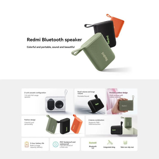 Xiaomi Redmi IP67 Waterproof Portable Bluetooth Speaker - ORIWHIZ