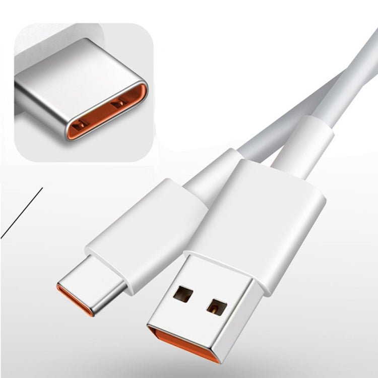 XJ - 041 6A USB to USB - C / Type - C Fast Charging Data Cable, Length: 1.5m, 1.5m - ORIWHIZ