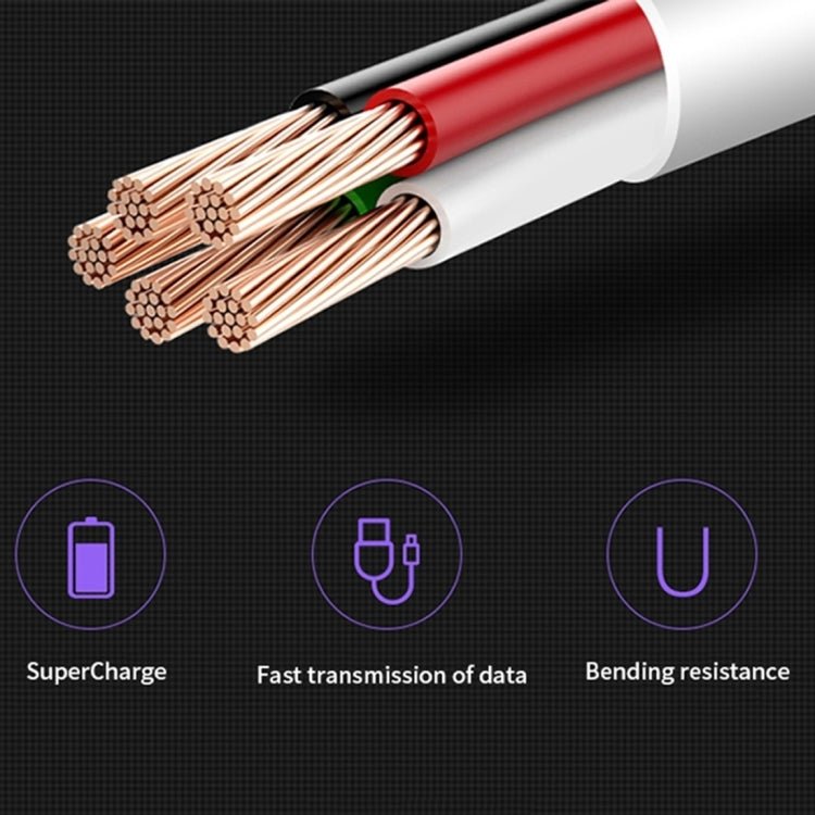 XJ - 041 6A USB to USB - C / Type - C Fast Charging Data Cable, Length: 1.5m, 1.5m - ORIWHIZ