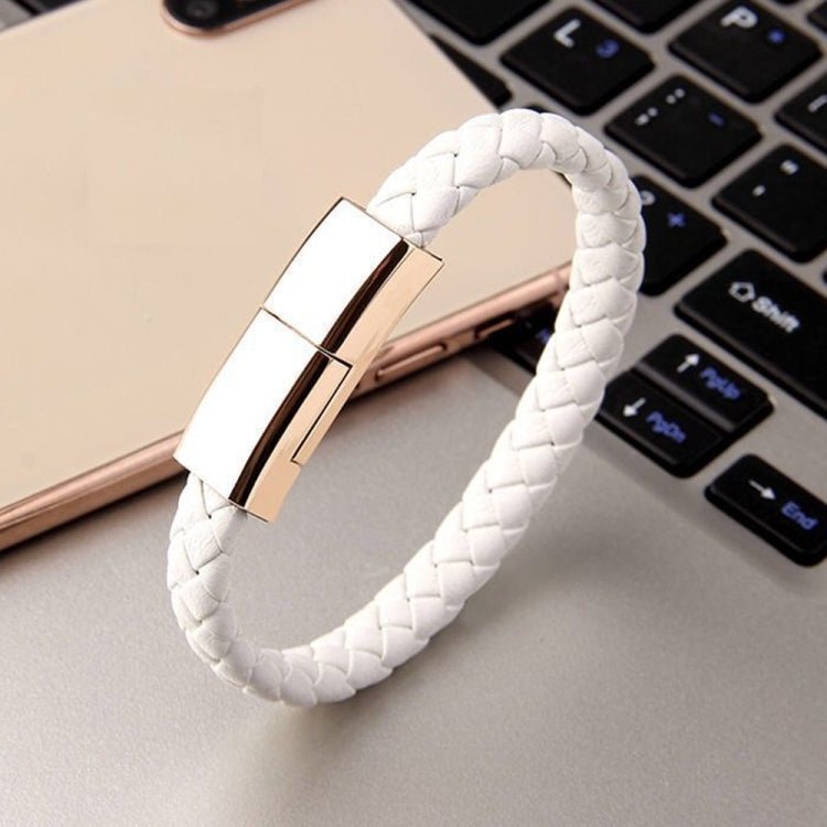 XJ - 26 2.4A USB to Micro USB Creative Bracelet Data Cable, Cable Length: 22.5cm, XJ - 26 Micro USB, 22.5cm Micro USB - ORIWHIZ