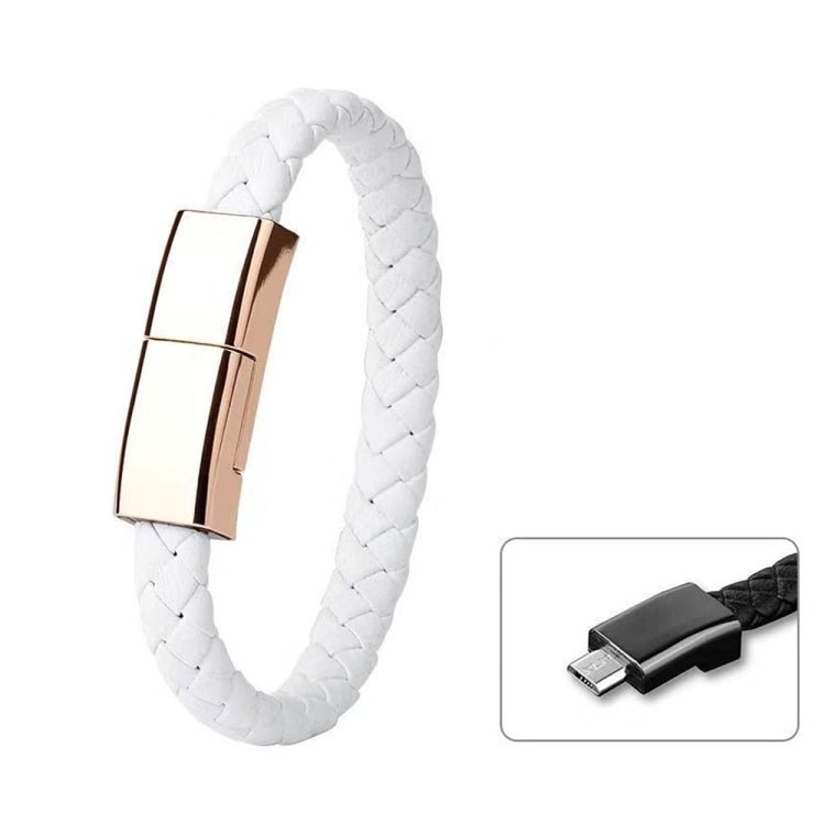 XJ - 26 2.4A USB to Micro USB Creative Bracelet Data Cable, Cable Length: 22.5cm, XJ - 26 Micro USB, 22.5cm Micro USB - ORIWHIZ