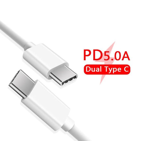 XJ - 50 PD 120W 5A USB - C / Type - C to USB - C / Type - C Fast Charging Data Cable, Cable Length: 1m, 1m - ORIWHIZ