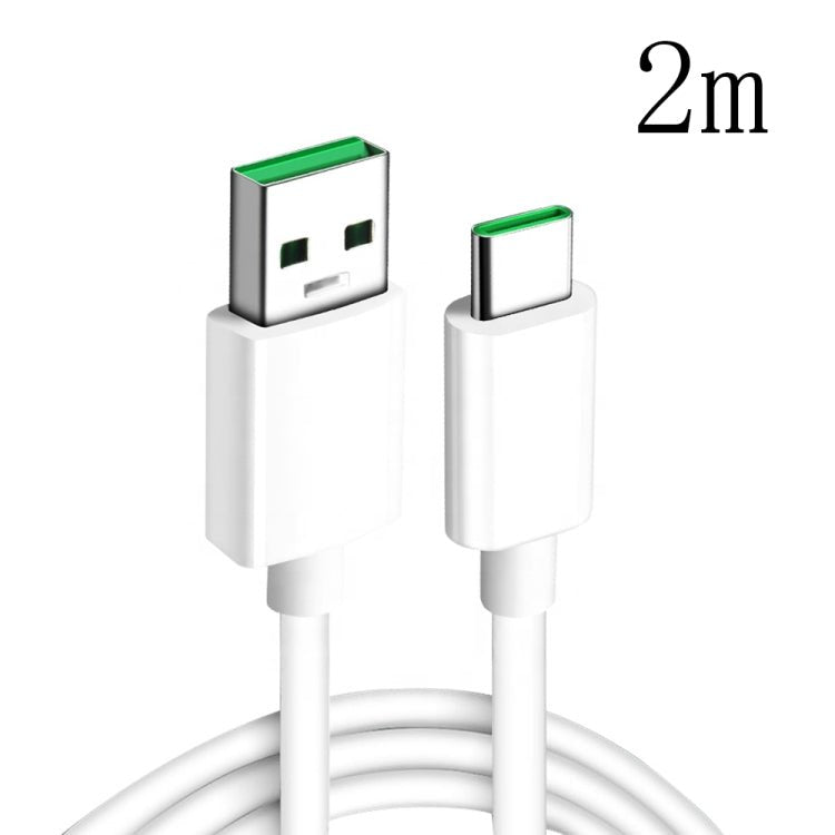 XJ - 63 5A USB to Type - C Super Flash Charging Data Cable for OPPO, 1m, 1.5m, 2m - ORIWHIZ