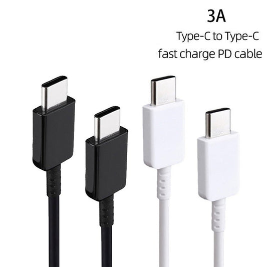 XJ - 69 5 PCS 1m 3A USB - C / Type - C to Type - C TPU Charging Sync Data Cable for Mobile Phone, 5 PCS - ORIWHIZ