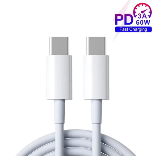 XJ - 97 60W 3A USB - C / Type - C to Type - C Fast Charging Data Cable, 0.3m, 0.5m, 1m, 2m - ORIWHIZ