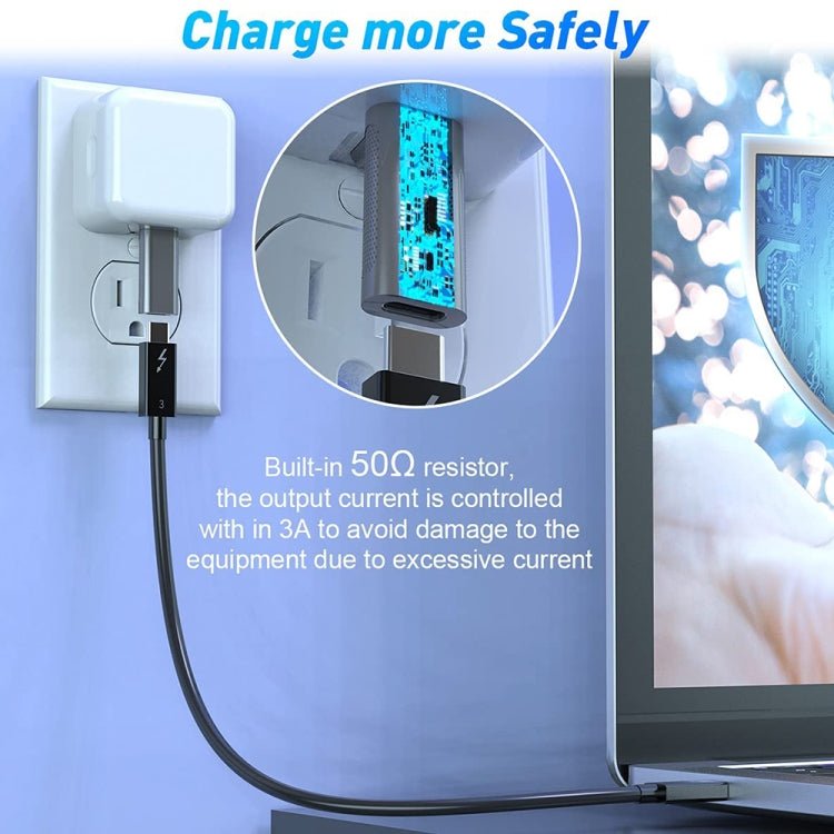 XQ - ZH011 USB 3.0 Male to USB - C / Type - C Female OTG Zinc Alloy Adapter, XQ - ZH011 - ORIWHIZ