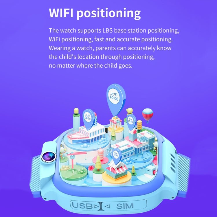 Y36 1.44 - inch 4G Video Call Waterproof Smart Children Phone Watch with SOS Function - ORIWHIZ