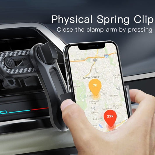 Yesido C105 Car Air Outlet Dual Clip Mobile Phone Navigation Holder, C105 - ORIWHIZ