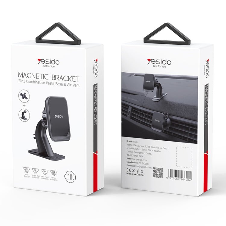 Yesido C110 Car Center Console Paste Magsafe Magnetic Phone Bracket, C110 - ORIWHIZ