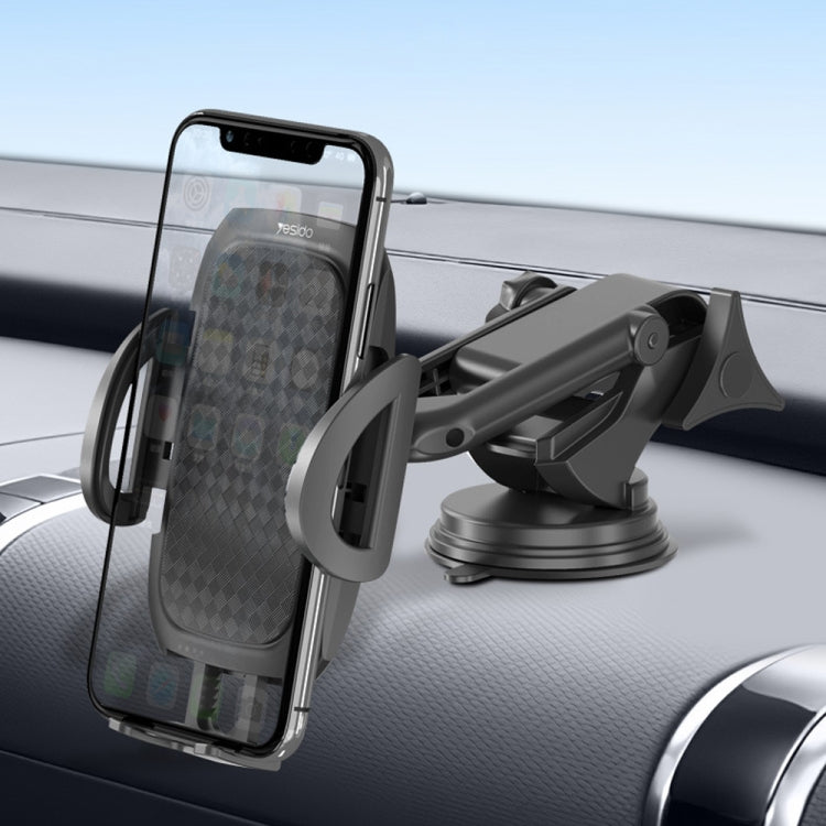 Yesido C111 Double Pole Rotating Telescopic Arm Car Bracket, Double Pole Rotating - ORIWHIZ