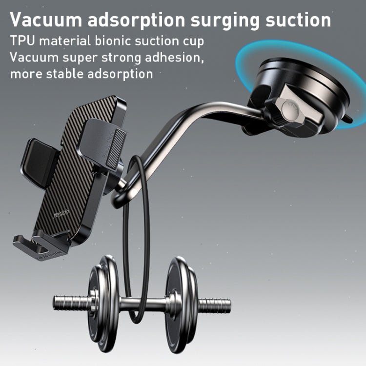 Yesido C172 Suction Cup Type Bending Arm Car Phone Holder, C172 - ORIWHIZ