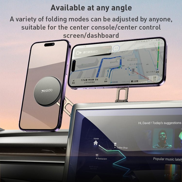 Yesido C199 Telescopic Adjustable Car Magsafe Magnetic Holder, C199 - ORIWHIZ