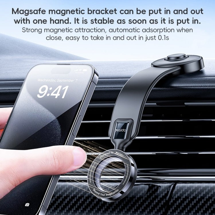 Yesido C217 Car MagSafe Magnetic Mobile Phone Holder, C217 - ORIWHIZ