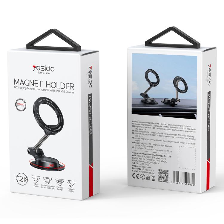 Yesido C218 Car MagSafe Magnetic Mobile Phone Holder, C218 - ORIWHIZ