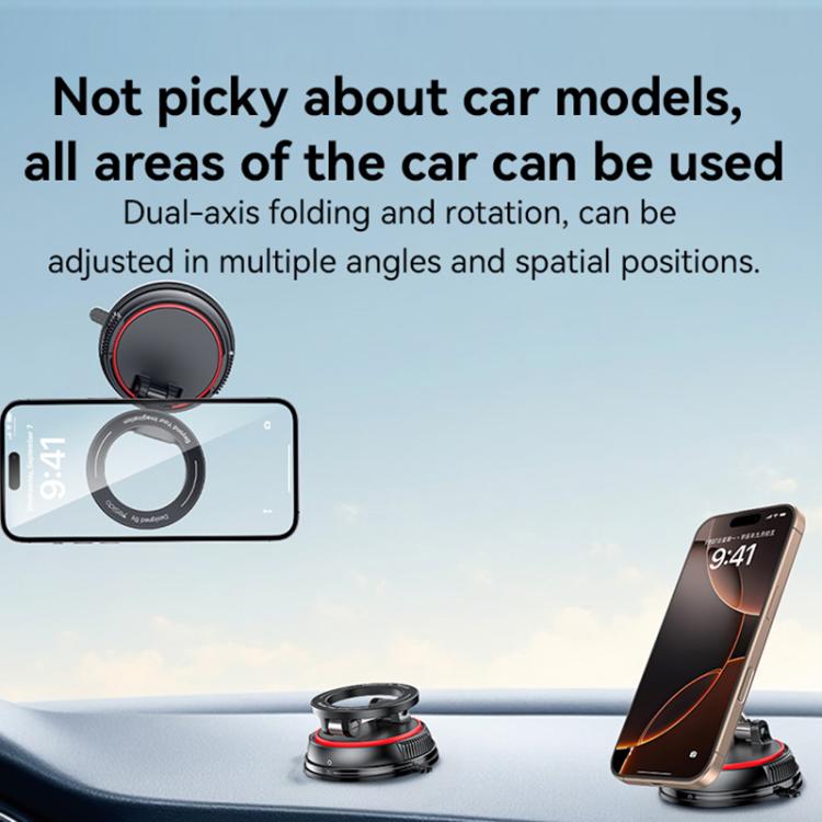 Yesido C219 Suction Cup Car MagSafe Magnetic Mobile Phone Holder, C219 - ORIWHIZ