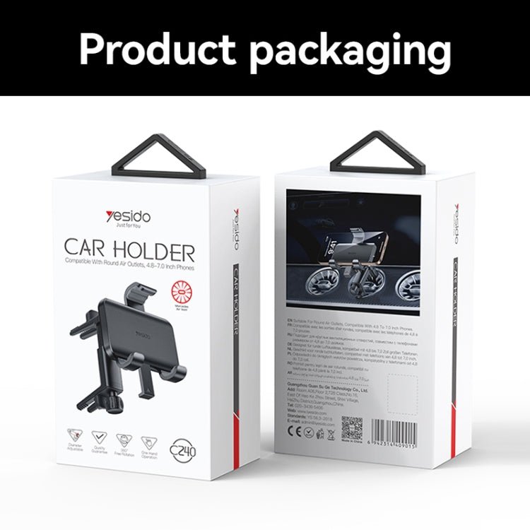Yesido C240 Car Rotatable Air Vent Phone Holder for Mercedes Benz, C240 - ORIWHIZ