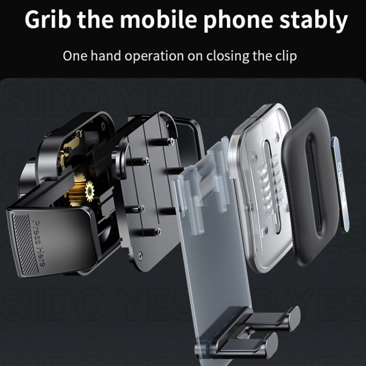 Yesido C261 Suction Cup Type Telescopic Car Phone Holder, C261 - ORIWHIZ