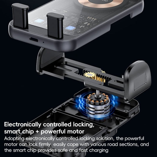 Yesido C307 15W Suction Cup Car Wireless Charging Holder, C307 - ORIWHIZ