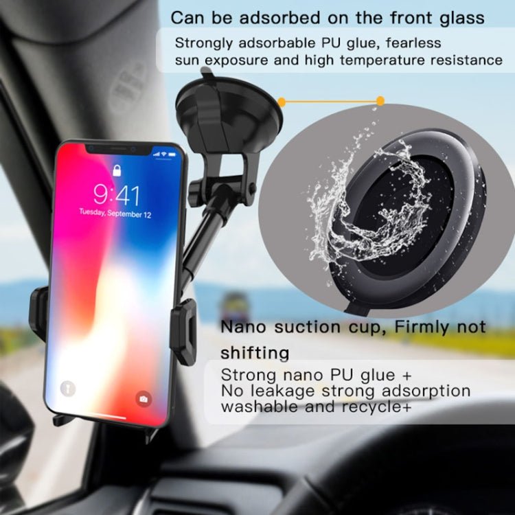 Yesido C40 Car Foldable 360 Degree Rotation Automatic Clip Phone Holder, C40 - ORIWHIZ