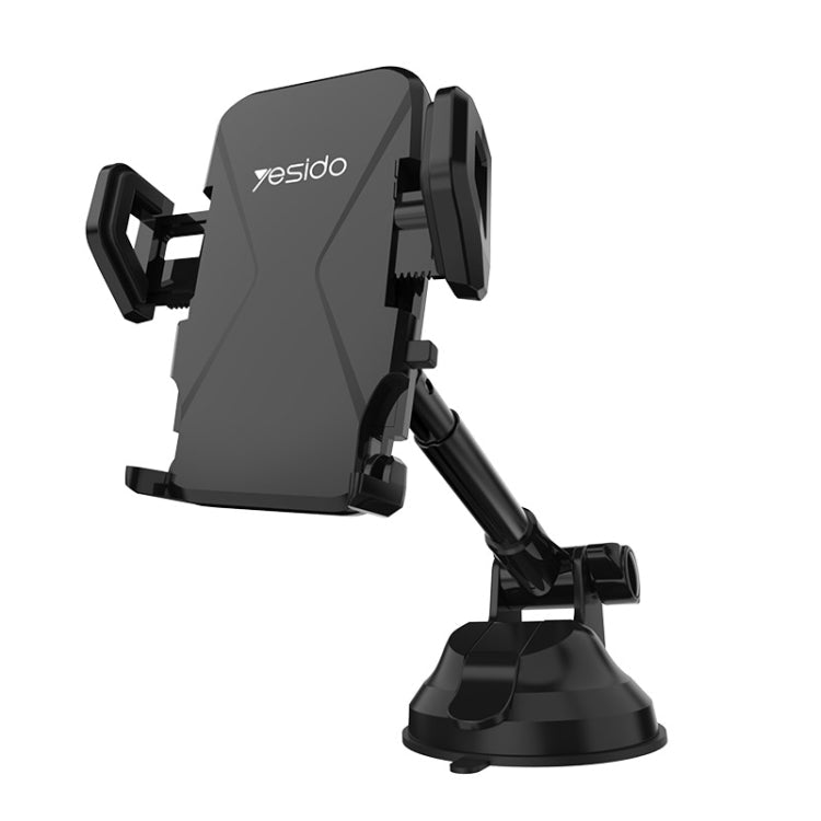 Yesido C40 Car Foldable 360 Degree Rotation Automatic Clip Phone Holder, C40 - ORIWHIZ