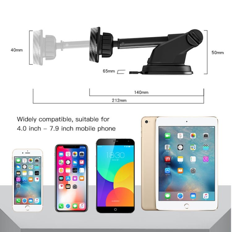 Yesido C67 Car Dashboard Magnetic Suction Phone Holder, C67 - ORIWHIZ