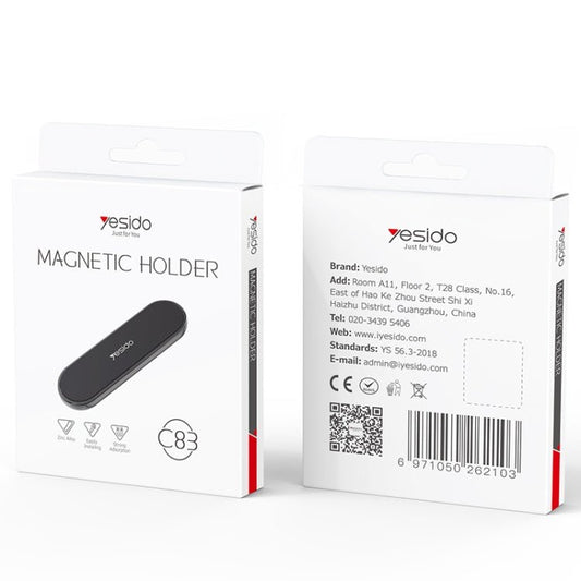 Yesido C83 Car Strong Magnetic Phone Holder, C83 (Black), C83 (Silver) - ORIWHIZ