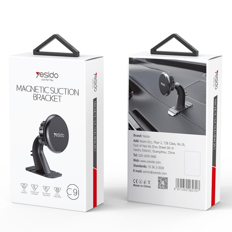 Yesido C91 Car Center Console Paste Magsafe Magnetic Phone Tablet Holder, C91 - ORIWHIZ
