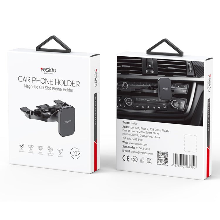 Yesido C92 Car CD Port Magsafe Magnetic Phone Holder, C92 - ORIWHIZ