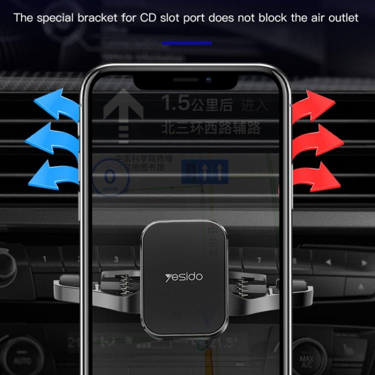 Yesido C92 Car CD Port Magsafe Magnetic Phone Holder, C92 - ORIWHIZ