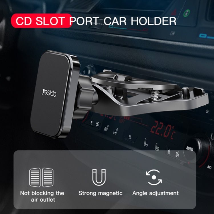 Yesido C92 Car CD Port Magsafe Magnetic Phone Holder, C92 - ORIWHIZ