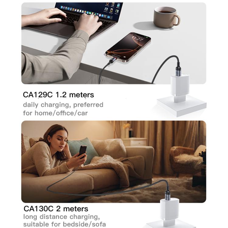 Yesido CA129C 18W 3A USB to USB - C / Type - C Charging Data Cable, Length: 1.2m, CA129C - ORIWHIZ
