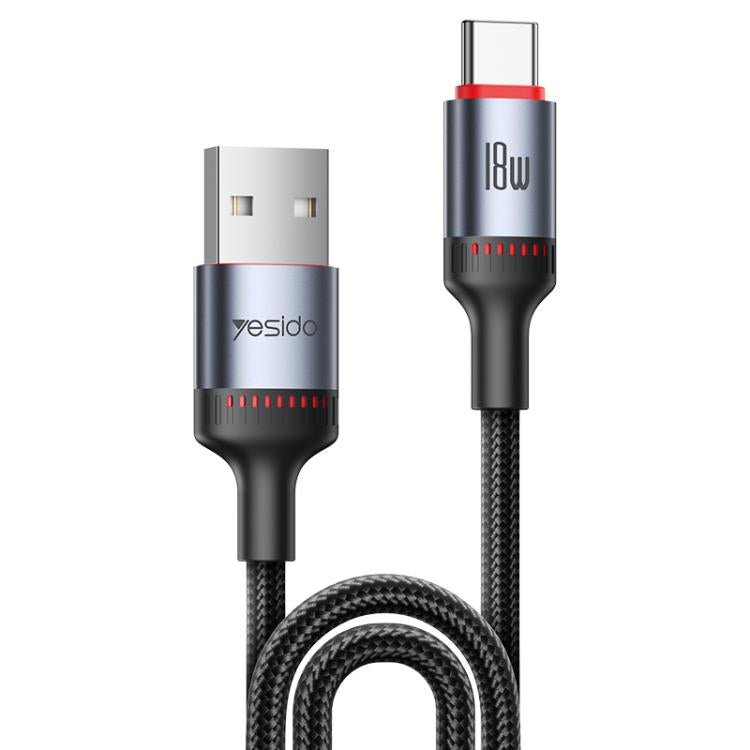 Yesido CA130C 18W 3A USB to USB - C / Type - C Charging Data Cable, Length: 2m, CA130C - ORIWHIZ