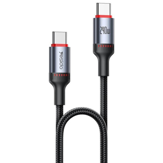 Yesido CA185 240W Type - C to Type - C Aluminum Alloy Data Cable, Length: 1.2m, CA185 - ORIWHIZ