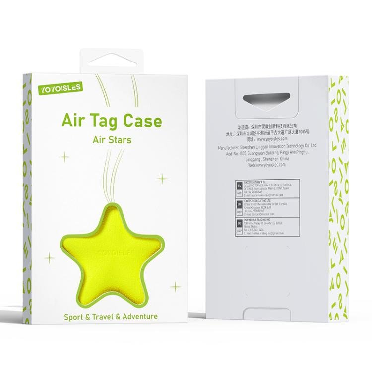YOYOISLES Air Stars Series EVA Keychain Locator Protective Case, For Airtag - ORIWHIZ