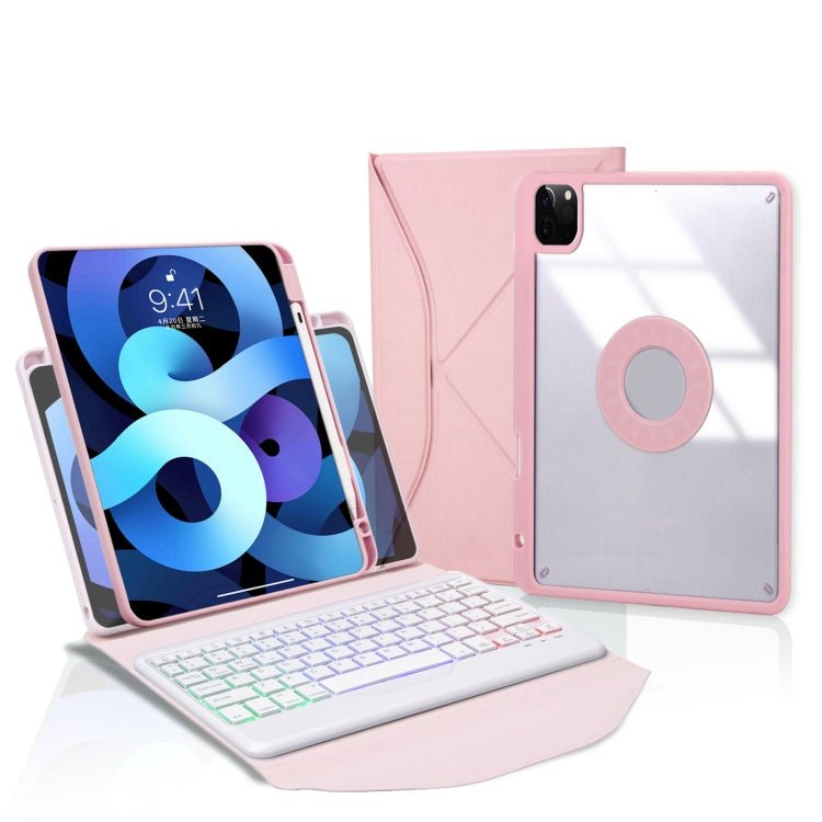 Z11BS Pen Slot Backlight Bluetooth Keyboard Leather Tablet Case, For iPad Pro 11 2021/2020/2018, For iPad Air 11 2025 / 2024 / Air 5 / Air 4, For iPad 10.2 2021/2020/2019 - ORIWHIZApple AccessoriesiPad KeyboardiPad Keyboard Universal