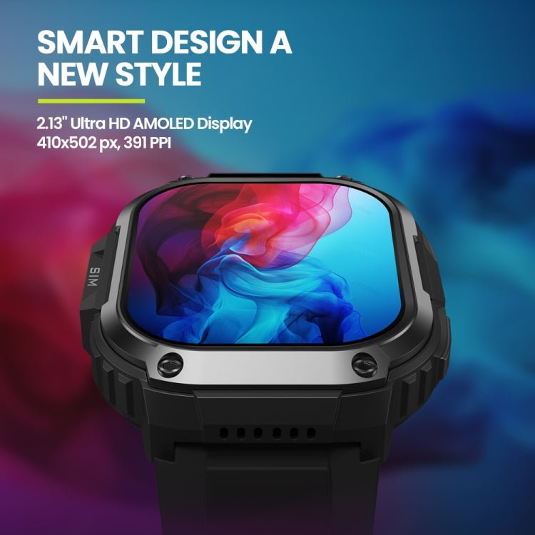 Zeblaze Thor SQ 2.13 inch Screen Smart Watch, 4G Network Android 8.1 2GB+16GB, Thor SQ - ORIWHIZ