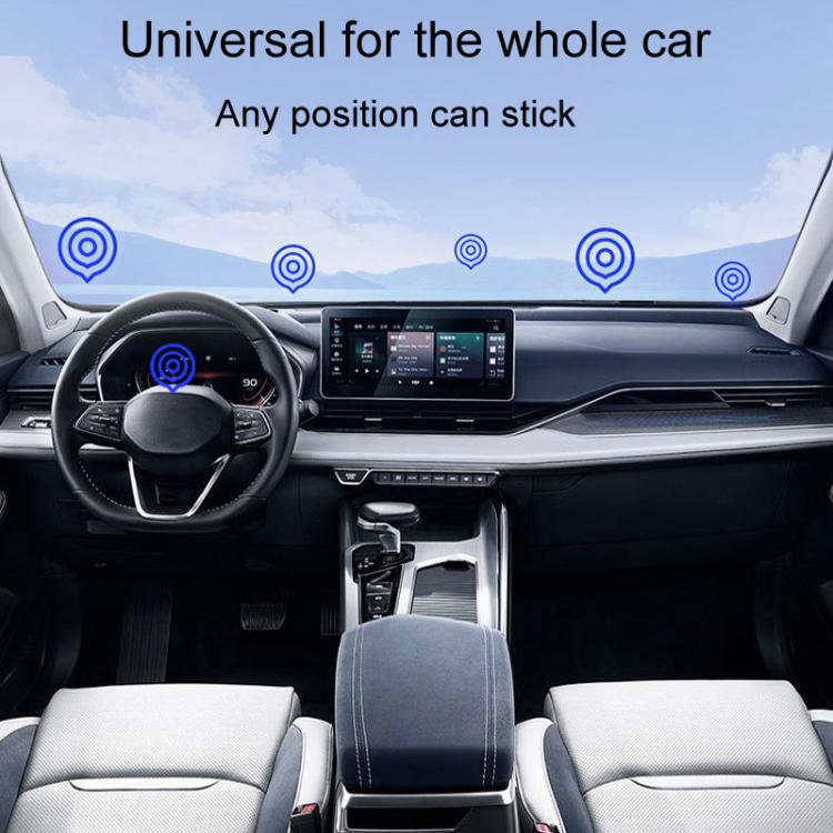 Zero Gravity Car Steering Wheel Phone Navigation Mount Sticky Metal Magnetic Holder, D35 - ORIWHIZ