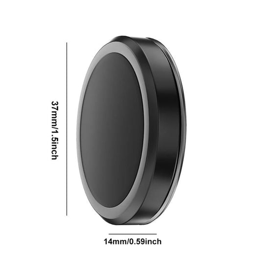 Zero Gravity Car Steering Wheel Phone Navigation Mount Sticky Metal Magnetic Holder, D35 - ORIWHIZ